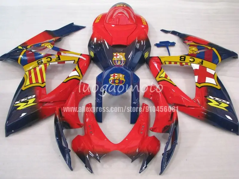 

Hi_quality 100% brand new multicolor fairing kit fit for Suzuki GSXR600 750 K6 2006 2007 GSXR 600 GSXR 750 06-07 bodywork