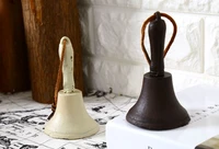 cast iron antique style hand held bell