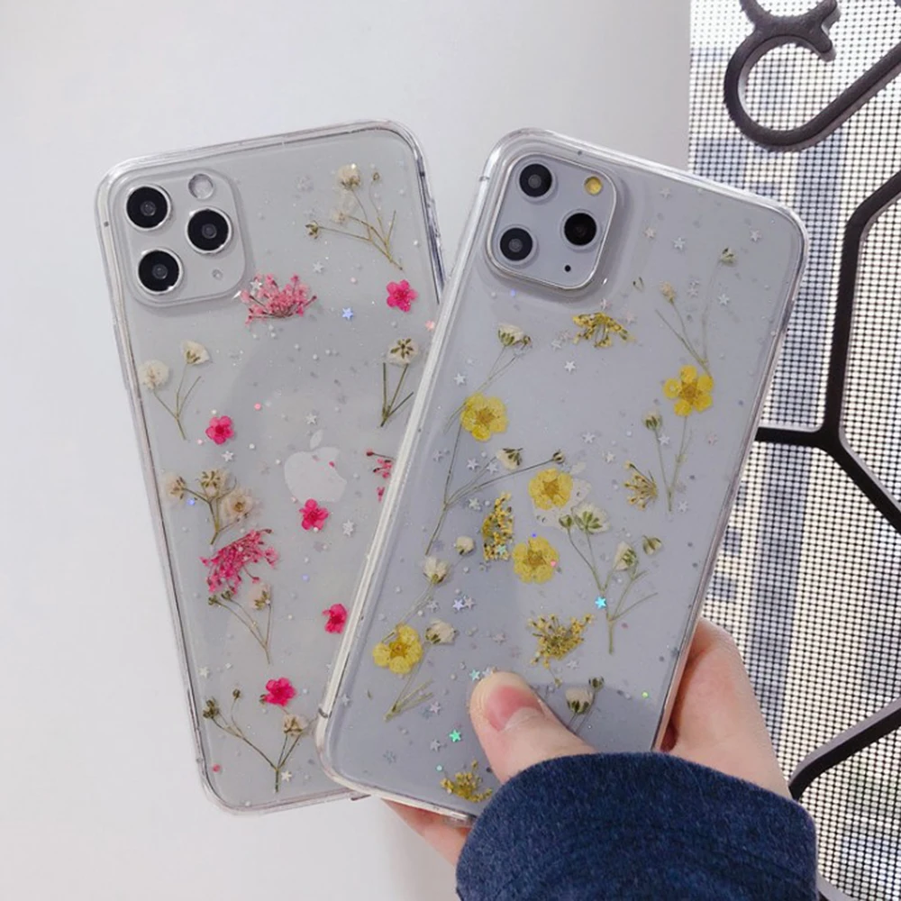 Прозрачный блестящий розовый Силиконовый чехол для iPhone 11 Pro 7 8 6 6S Plus X XR XS Max |