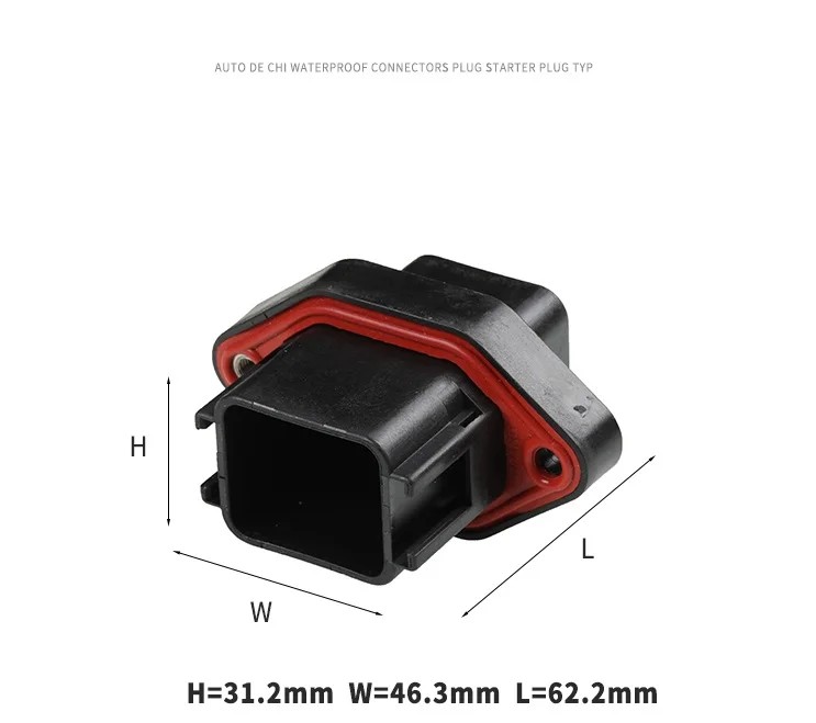 10 комплектов, 18 штырьков, Φ De Chi Male Female Black Plug DTV06 Carter Excavator CAT330336C9, соединитель проводки инжектора двигателя (art.: 3920b99449fbb) - 3920b99449fbb