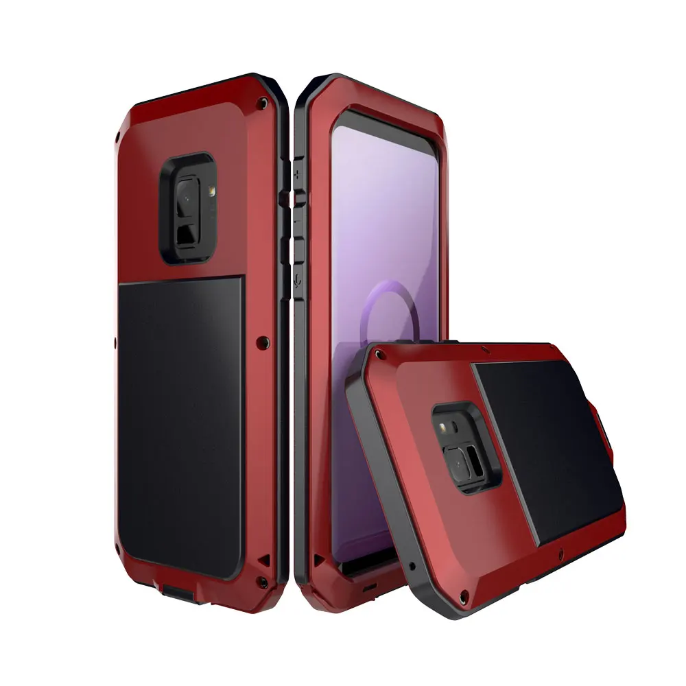 Полностью Защитный Роскошный металлический чехол для iPhone 11 11Pro 6S 7Plus