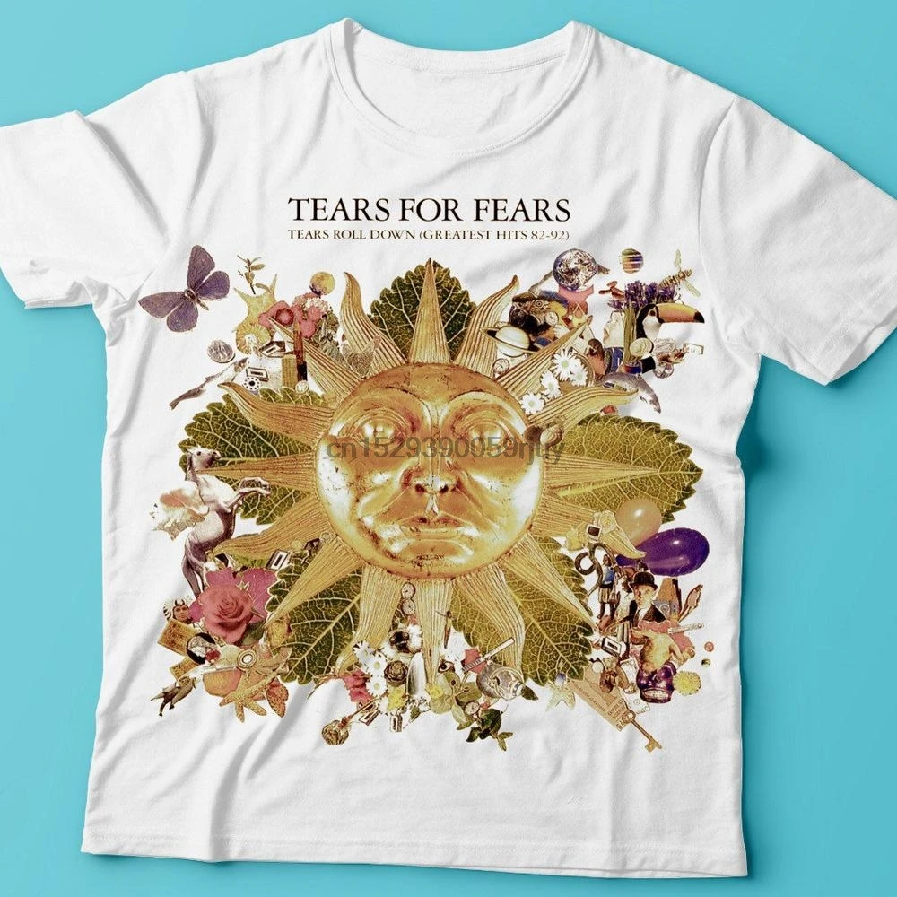 Футболка с принтом слезы за страх рубашка 80s band