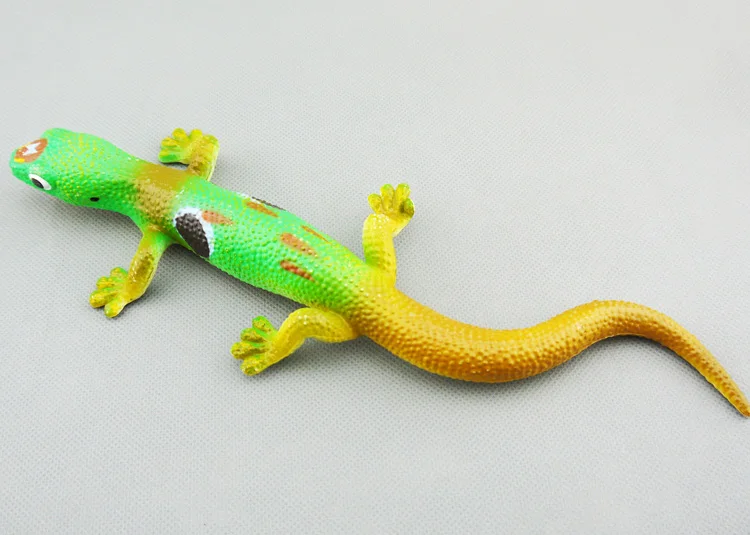 

plastic pvc model figure Four eye daytime gecko model