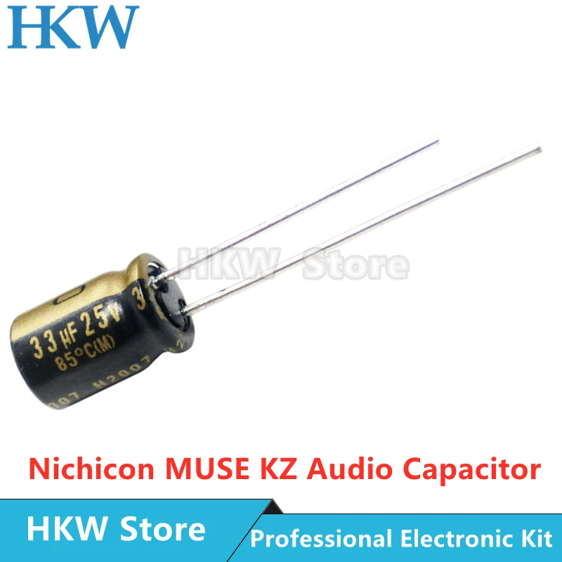 10 шт. новинка серия Nichicon MUSE KZ 25 В 50 в 100 мкФ 22 33 47 Ф 220 мкмкФ 470 1000 Hi-Fi аудио
