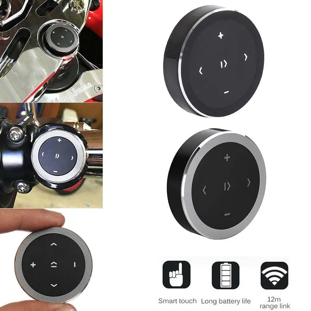 

1Pcs Car Wireless Bluetooth 3.0 Receiver Controller Bluetooth Controller Car Wheel Remote Button Media Steering Receiver