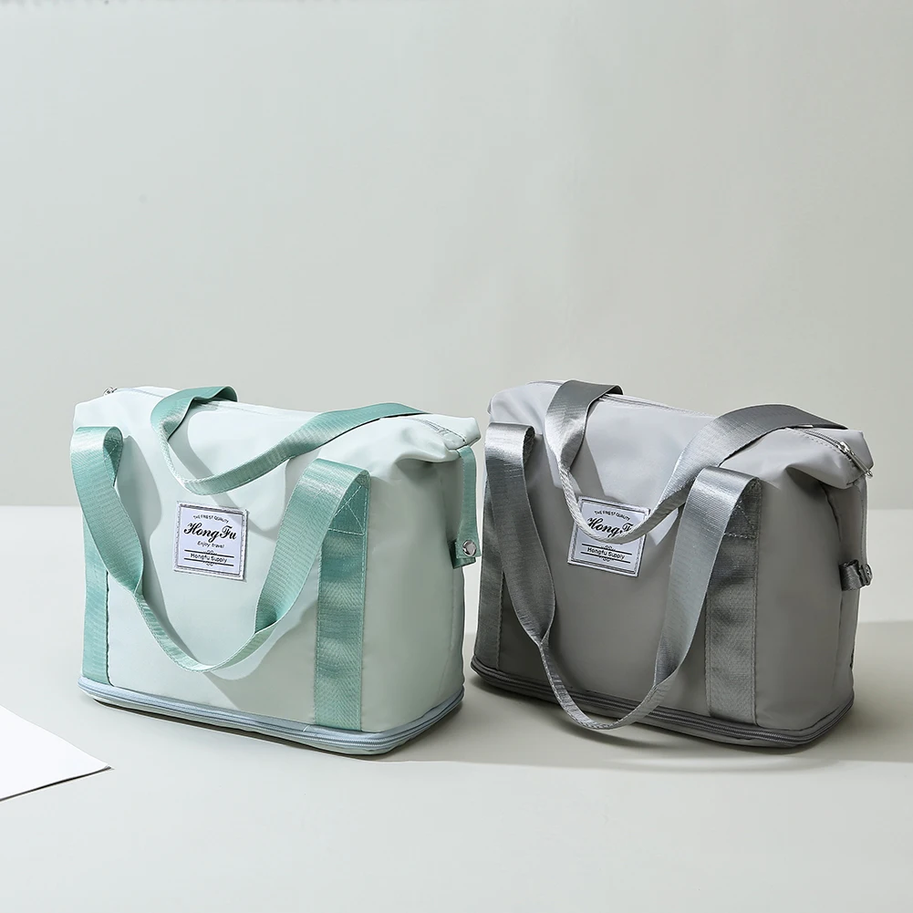 

Foldable Luggage Bag Women's Handbags Fitness Gym Bag Large-Capacity Handbag Female Travel Bag Outdoor Swimming Yoga Bag 2022