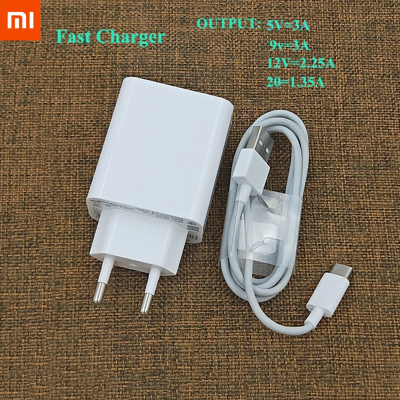Оригинальное Сетевое зарядное устройство Xiaomi 9t pro QC3.0 27 Вт адаптер питания с