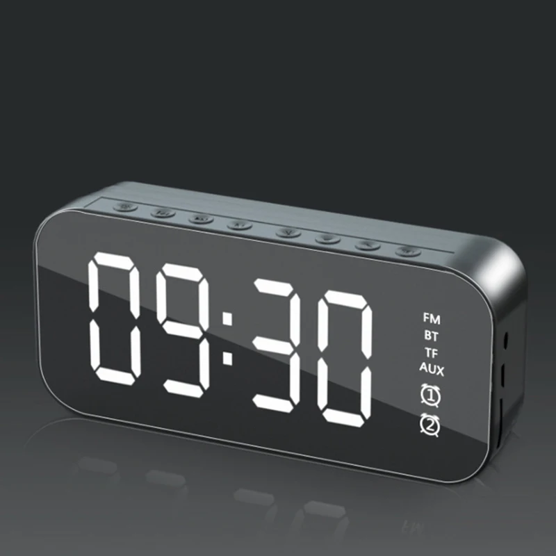 Многофункциональный стерео Bluetooth-динамик совместимый с будильником дисплей