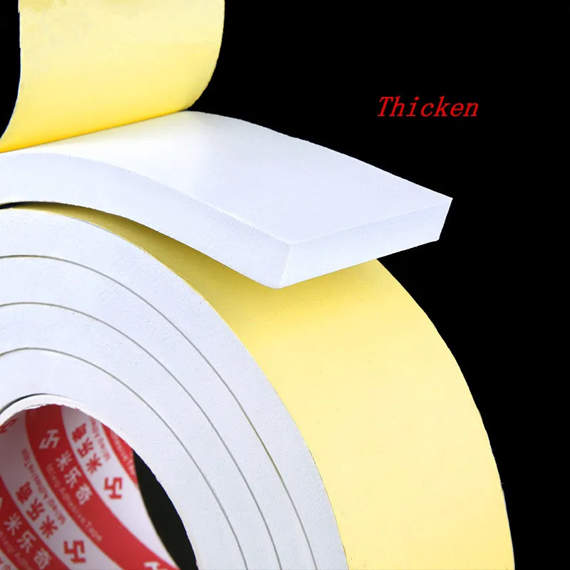 Белая односторонняя лента из вспененного этилвинилацетата клейкая высокой