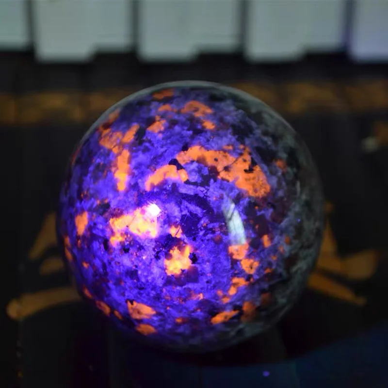

1 шт. 100% натуральный Американский йоперлитный шар, флуоресцентный шар, образец рейки, украшение для аквариума, дома, комнаты