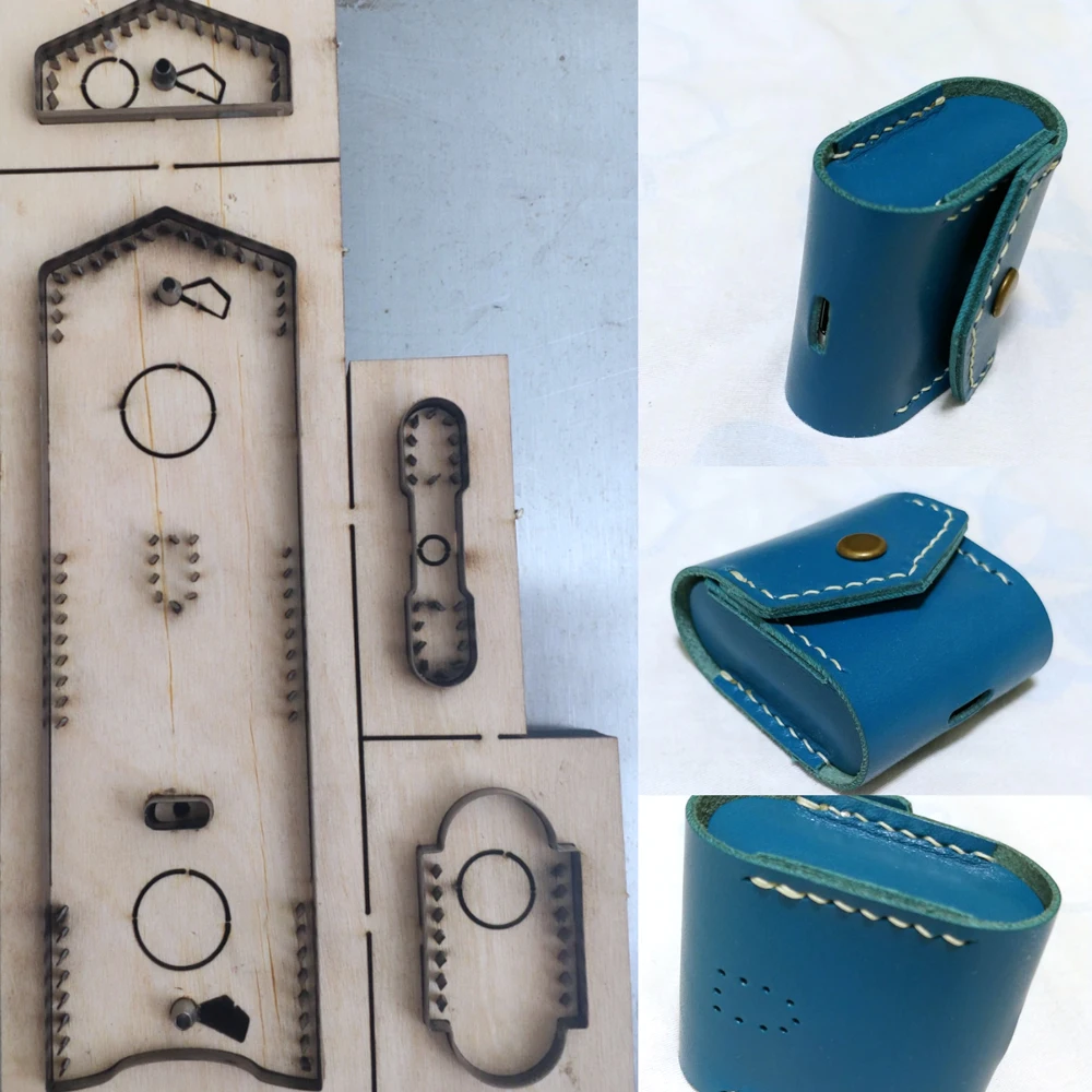 Сделай Сам кожа ремесла сумка для наушников die cutter нож плесень металлический