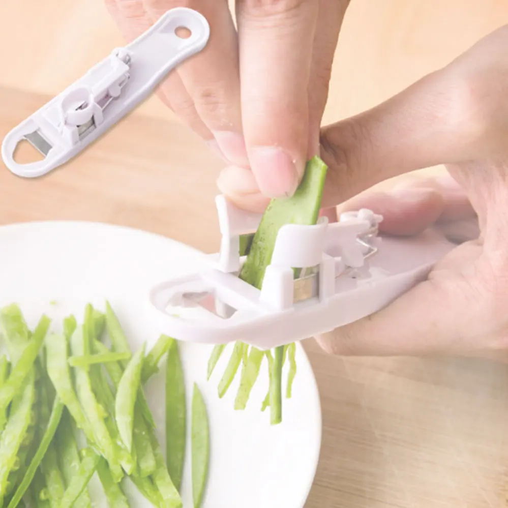 Французский стиль зеленая фасоль овощерезка резак Стрингер для удаления