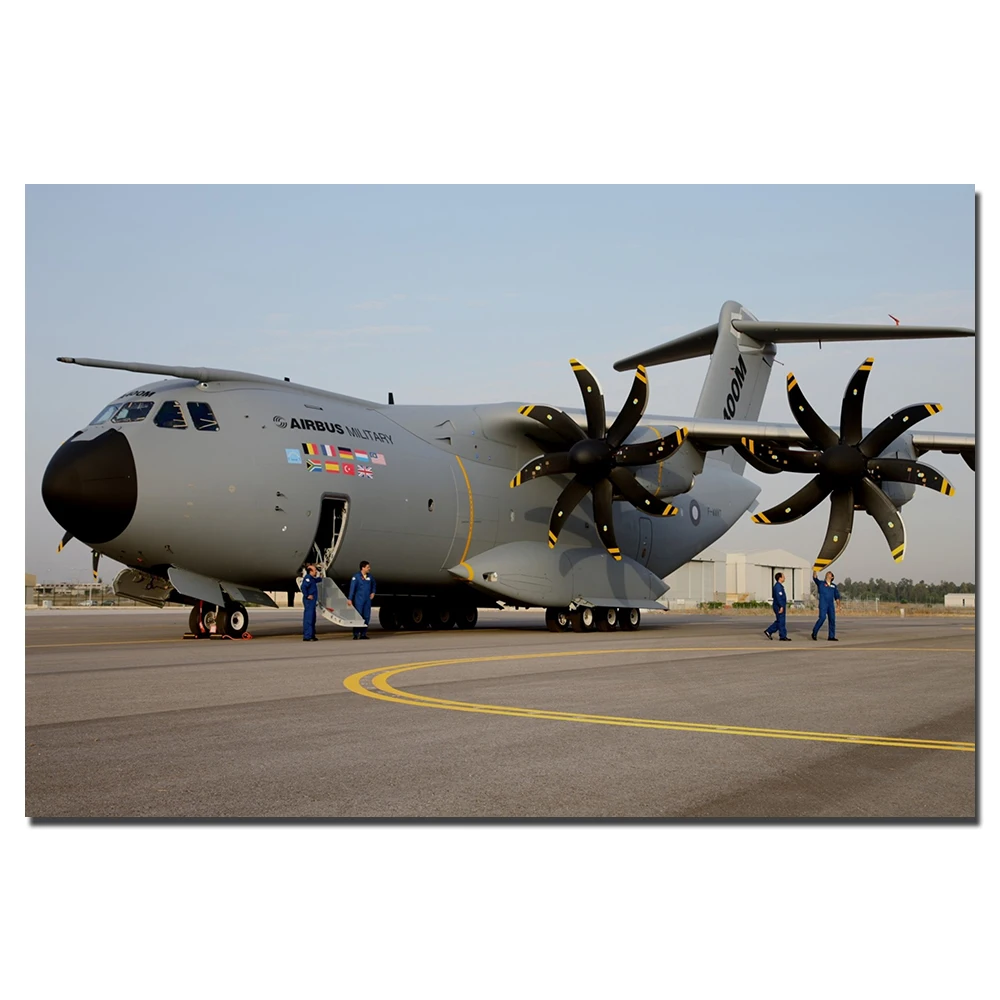 Аэробус A400M военный самолет Плакаты отпечатки на холсте искусство Картины
