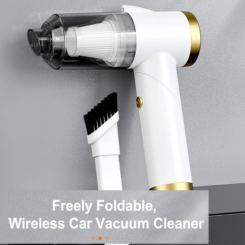 

Handheld Vacuum USB Rechargeable Carpet Folding Cleaner Lightweight Portable Trash Garbage Remover Cleaning Car Home Use