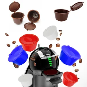 Многоразовые кофейные капсулы для Dolce Gusto, 3 шт. в упаковке, заполняемые пластиковые капсулы могут использоваться 150 раз, совместимы с Dolce Gusto