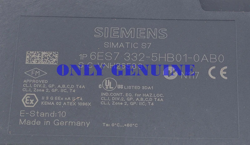Модуль ПЛК серии Siemens S7 300 6ES7332 5HB01 0AB0 профессиональный поставщик|Контроллер