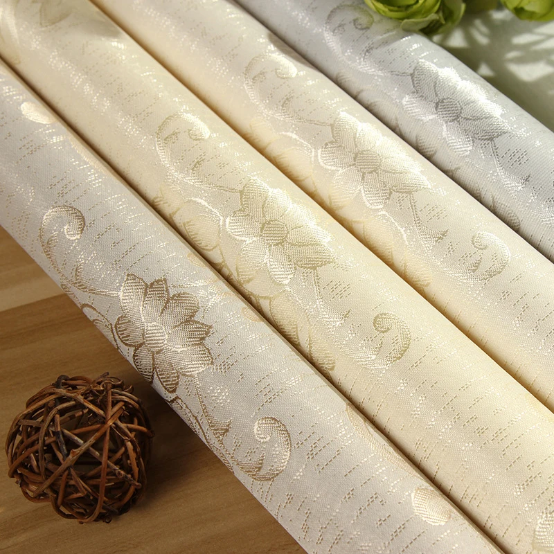 

1PCS Light Color Kitchen Bathroom Wall Sticker, European Style Moisture-Proof And Mildew Proof Wall Cloth, Home Jacquard Pattern