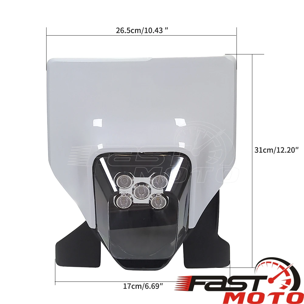 Фара Enduro двойной спортивный налобный фонарь для TX FC FE TE FX 125/250/300/350/450/501 Supermoto Motocross