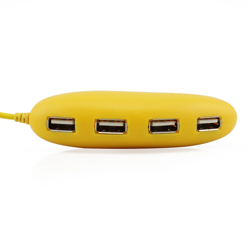 CHYI 4 порта Usb концентратор 2,0 мульти порт в одном комбо разветвитель микро-usb креативный Фруктовый Мини хаб в форме манго дети подарок ПК Аксессуары