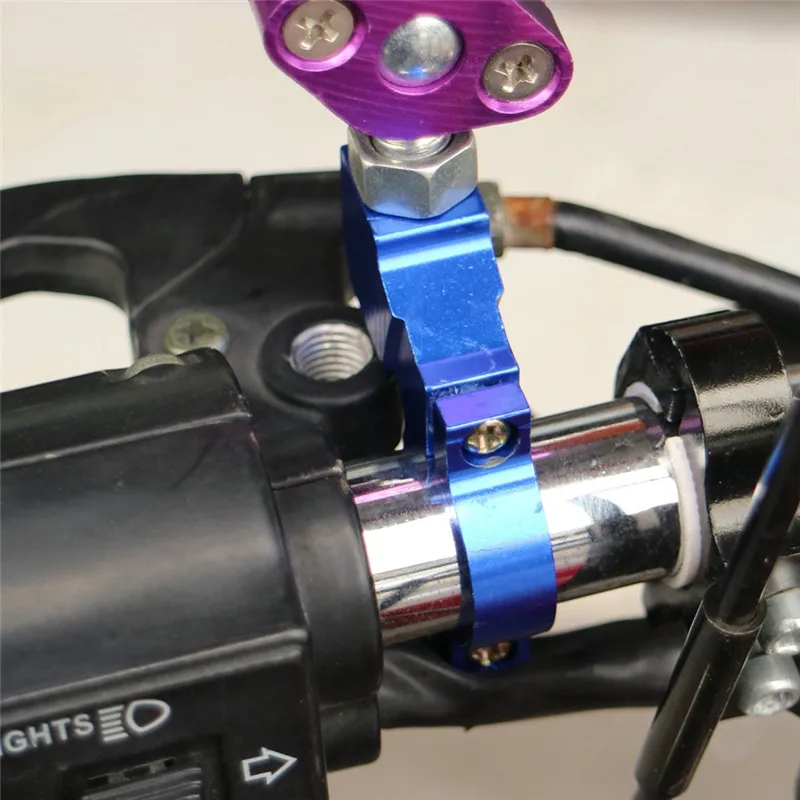 2 шт. Универсальный кронштейн для зеркала заднего вида мотоцикла велосипеда ATV