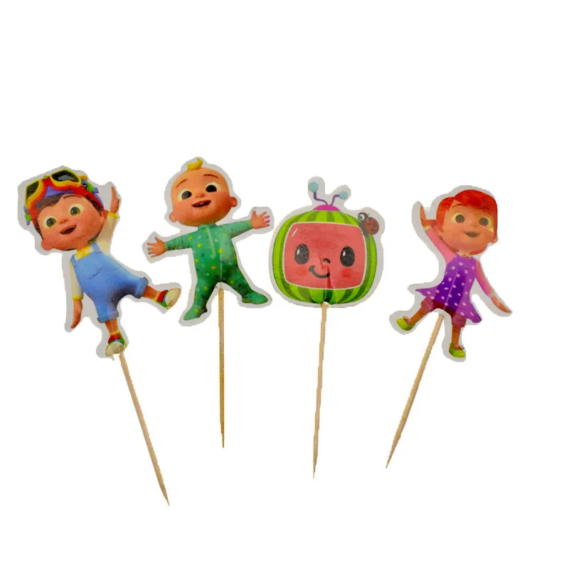 Топпер для торта Cocomelon украшение на первый день рождения ребенка товары