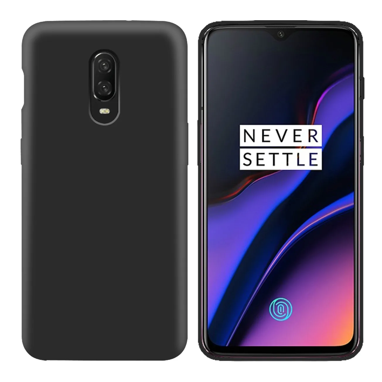 Ультра тонкий чехол для Oneplus 6T Силиконовый противоударный чехол мягкое полное заднее покрытие One Plus 6 6T для Oneplus 7 Pro Чехол - Цвет: Черный