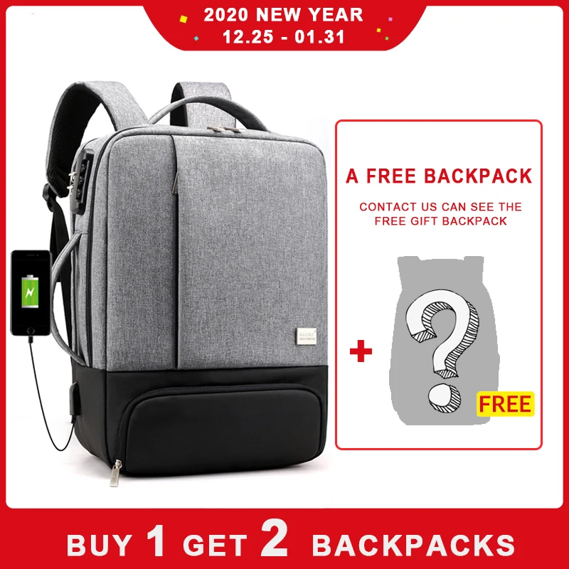 Рюкзак мужской/женский с USB зарядкой и защитой от кражи|Мужские рюкзаки| |