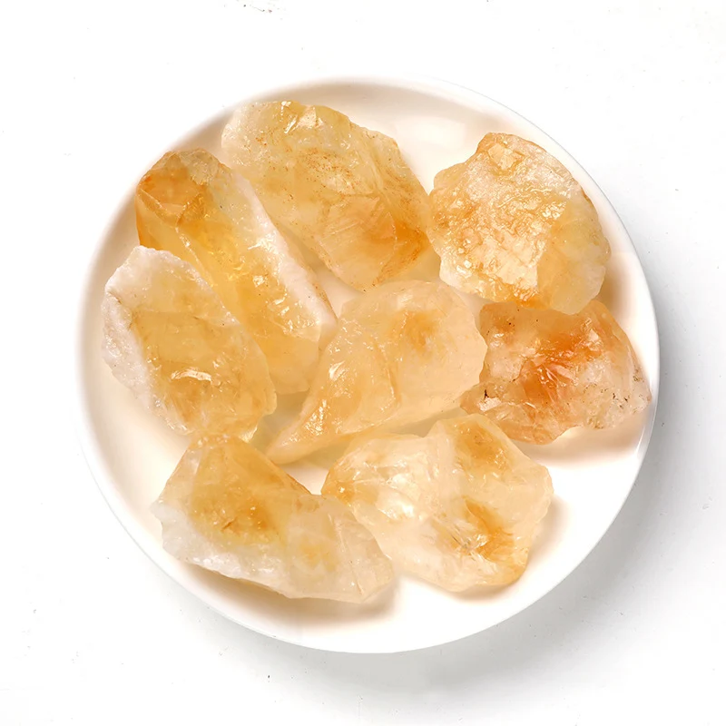 Натуральный бразильский цитрин 100 г высокое качество крупные - Цена: 350.19