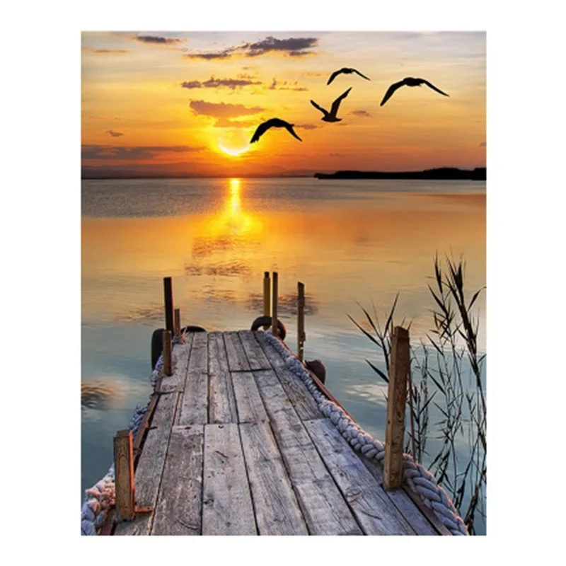 Алмазная 5D картина сделай сам организации цветов корзина из страз цветы пейзаж