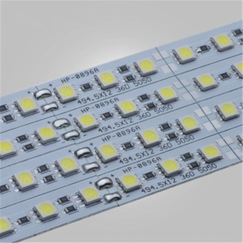 DC12V Светодиодная панель из алюминия светильник жесткой полосы SMD5050 50 см