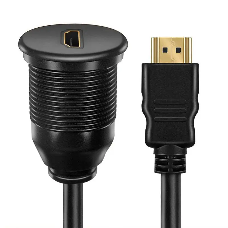 HDMI панельный кабель для скрытого монтажа HDMI удлинитель Dash флеш-панель монтажный кабель для автомобиля, лодки и мотоцикла