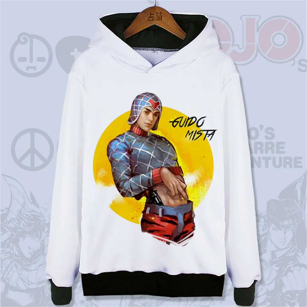 JoJo причудливая приключенческая Толстовка японского аниме для мужчин/женщин