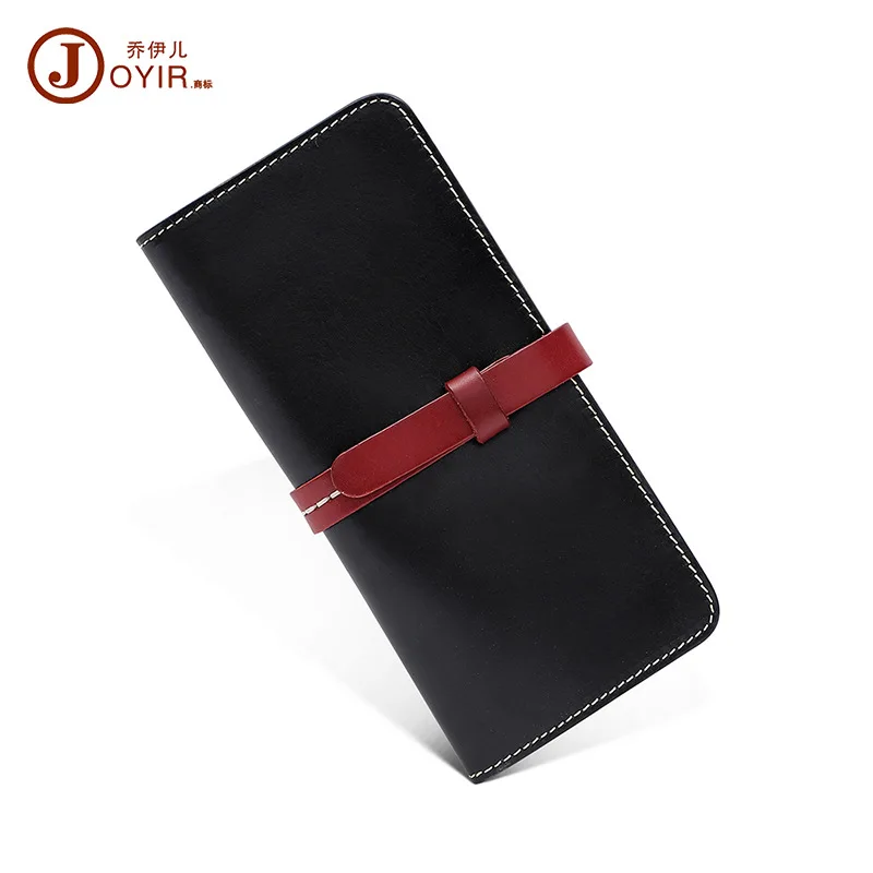 

Women's leather long wallets, long wallets, Italian leather wallets, vegetables