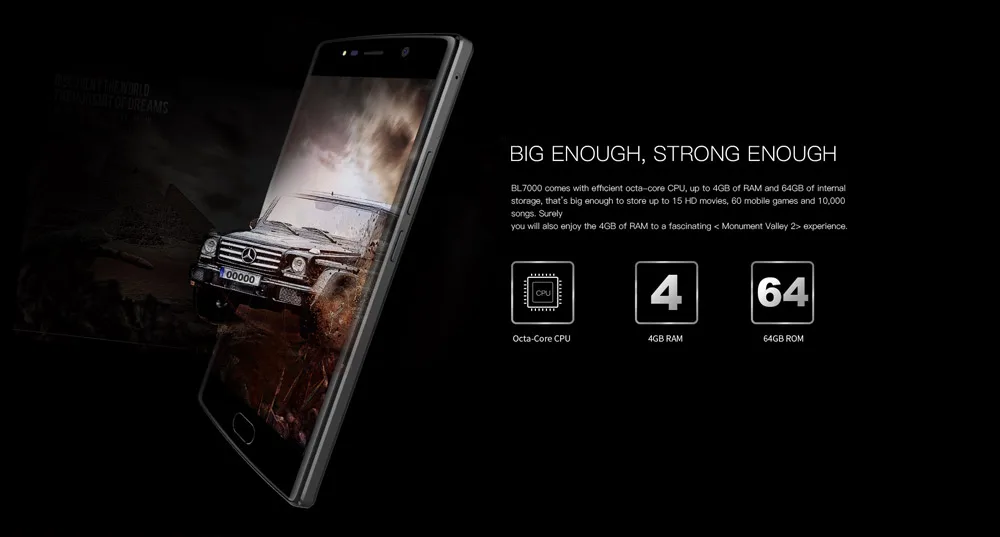DOOGEE BL7000 7060 мАч 12V2A Быстрая зарядка 5,5 ''FHD MTK6750T Восьмиядерный 4 Гб ОЗУ 64 Гб ПЗУ смартфон Двойная камера 13,0 МП Android 7,0