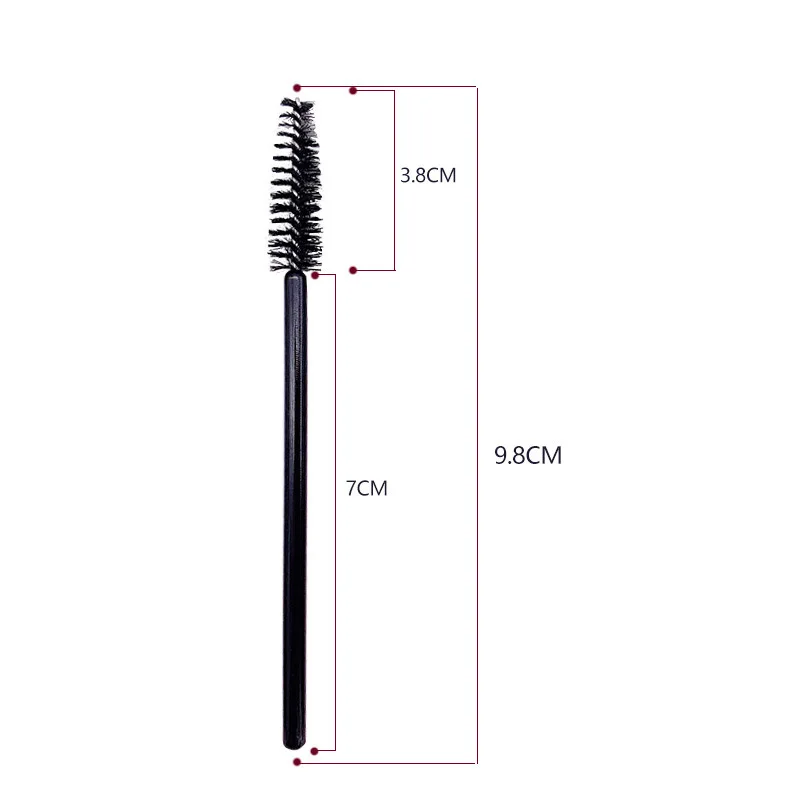50 шт./упак. одноразовая кисть для ресниц гибкая наращивания женщин нанесения туши