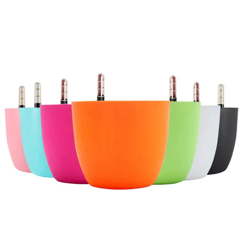 PP самополивающиеся цветочные горшки комнатные с индикаторами уровня воды 6x5