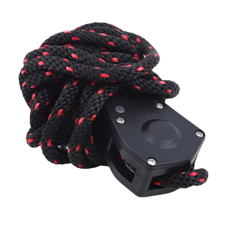

2 PCS Pulley Ratchets Kayak and Canoe Boat Bow and Stern Rope Lock Tie Down Strap Duty Adjustable Rope Hanger