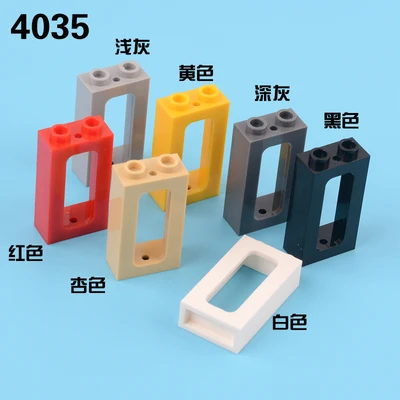 Legoins lepins строительный блок MOC 4035 двери и окна уличное украшение 1*2*3 коннектор в