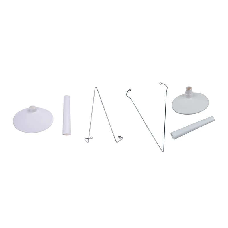 

2 Pcs Support Stand Of Doll White Adjustable, 5.9-8.3 Inch & 8.7-13.4 Inch
