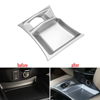 1 pcs silver electronic hand brake handbrake panel cover abs sticker trim accessories for nissan x trail rogue t32 2014 2017