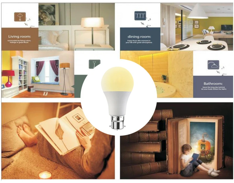 

Smart Wifi Bulb Dimming Light Bulb 15W Cold&Warm Smart Light Bulb Voice Control Work With Alexa Google Home Voice Control