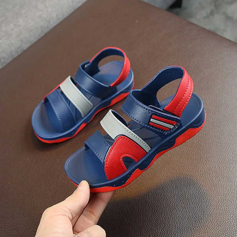 Детская летняя обувь детские сандалии для мальчиков Повседневная Студенческая