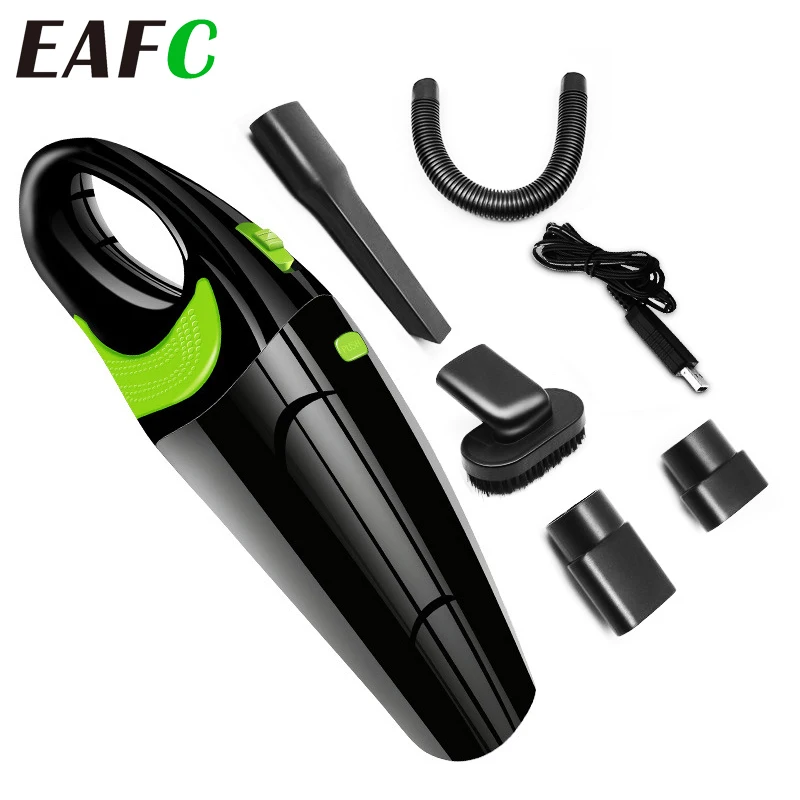 120 Вт Мощный беспроводной автомобильный пылесос портативный USB влажный/сухой