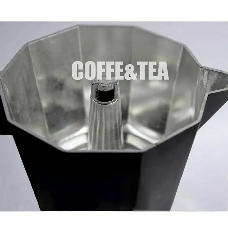 Алюминий Moka чайник матовый текстурированный кофе Heatable Итальянский Эспрессо