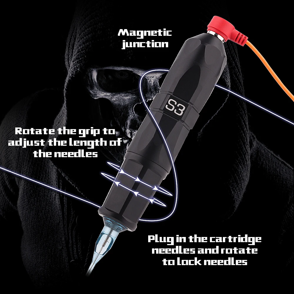 Новая тату-машинка YILONG машинка для татуировки с улучшенным мотором без