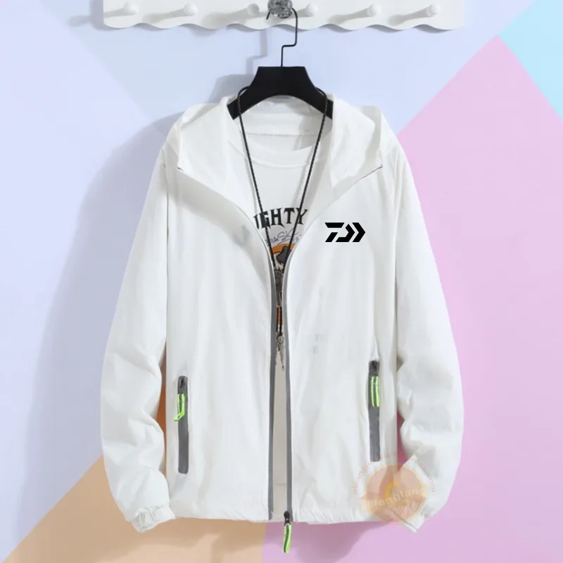 

Daiwa Thin Fishing Jacket Men Fishing Shirt Solid Uv Protection Fishing Clothes Summer Breathable Quick Dry Outdoor Jacket S-7XL