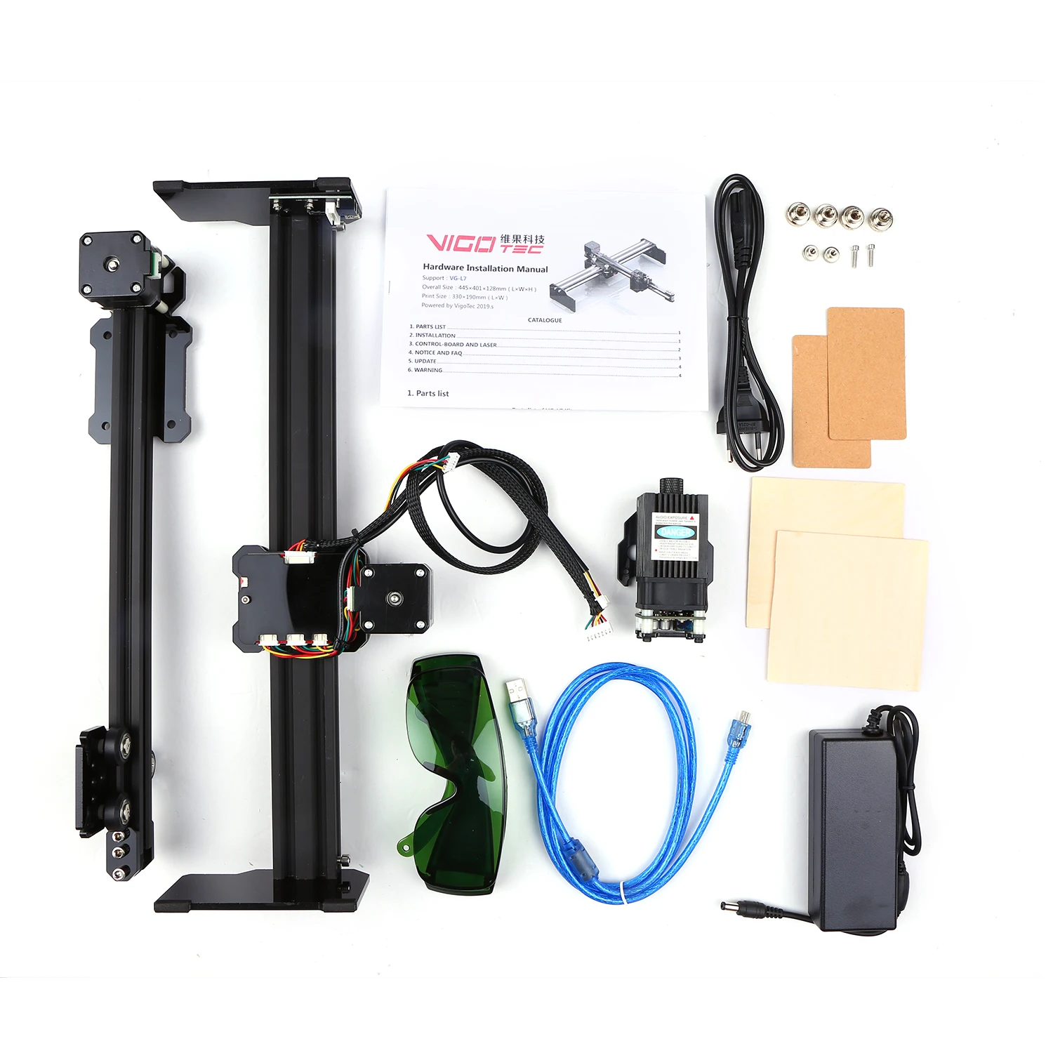 20 Вт Лазерный Гравер деревообрабатывающий станок DIY гравировальный мини гравер