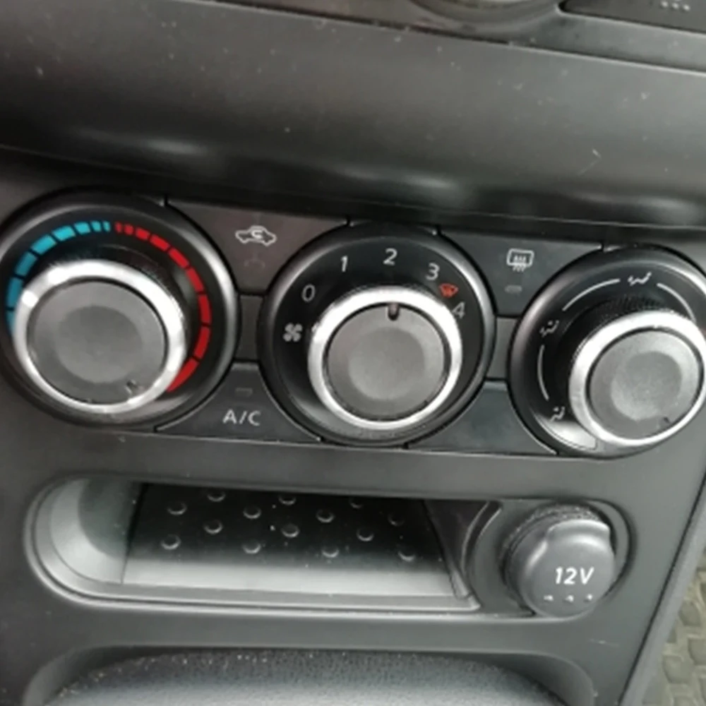 Ручка кондиционера Zlord для Nissan Qashqai 2012 3 шт. из алюминиевого сплава|Наклейки на