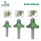 Фреза Концевая угловая, 8 мм, с подшипником 12 дюйма, 34 дюйма, 1 дюйм, MC02013, 3 шт.