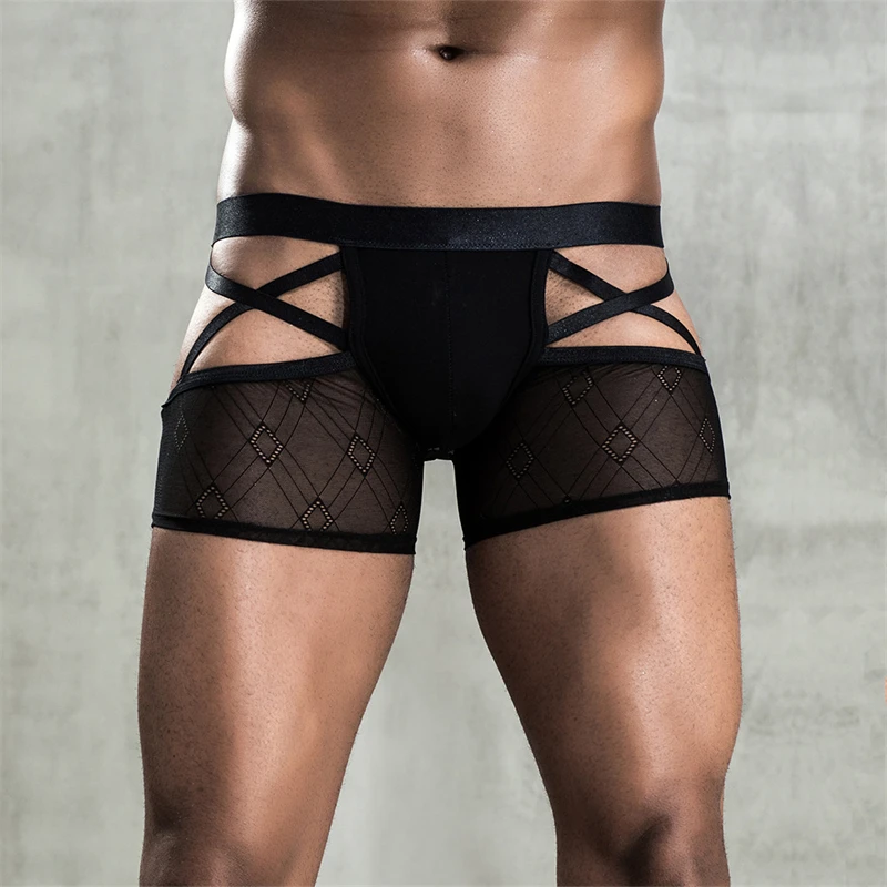 

Men Double Sexy g-strings Erotic Gay Adult Jockstrap Pouch Strap Breathable Thongs cotton Underwear